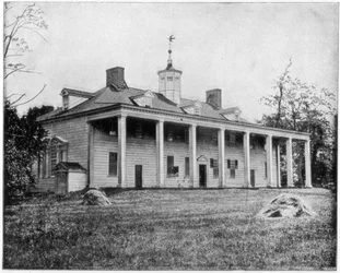 Maison de George Washington, Mount Vernon, Virginie, fin du 19e siècle