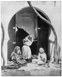 Groupe de femmes, Algérie, Afrique, fin 19ème siècle