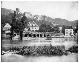 Château de Heidelberg, Allemagne, fin du 19e siècle