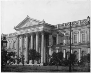 Congrès national, Santiago, Chili, fin du XIXe siècle.