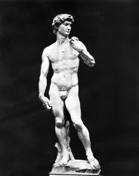 Statue de David, Florence, Italie, 1893