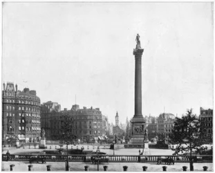 Trafalgar Square, Londres, fin du 19ème siècle