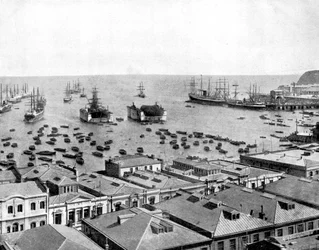 Port de Valparaiso, Chili, 1893