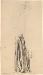 Étude pour Moïse - Église de la Trinité, Boston