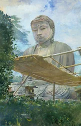 La Grande Statue de Bouddha Amida à Kamakura, connue sous le nom de Daibutsu