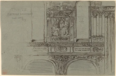 Église de la Trinité, Boston (nef) - Étude murale