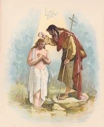 Jésus est baptisé