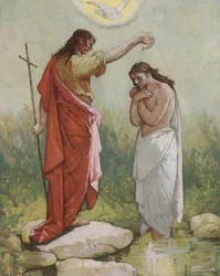 Jean baptise Jésus