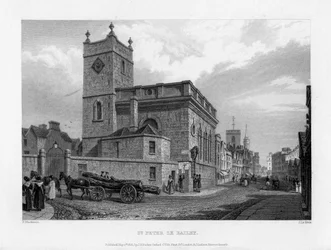 Église de Saint Peter le Bailey, Oxford, 1835