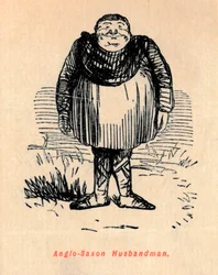 Agriculteur anglo-saxon, vers 1860