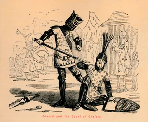 Édouard et le comte de Châlons, vers 1860