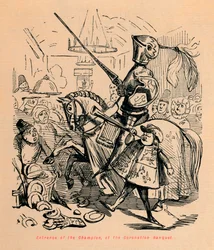 Entrée du Champion, au Banquet de Couronnement, vers 1860