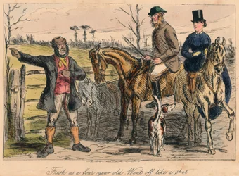Frais comme un enfant de quatre ans. Parti comme une flèche, 1865