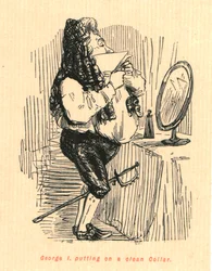 George I mettant un col propre, 1897