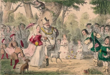 Henri VIII et sa reine en mai, 1850