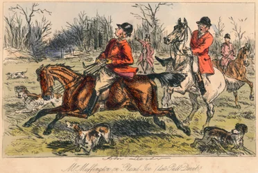 M. Muffington sur Placid Joe tard Pull Devil, 1865