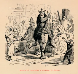 Richard II conduit prisonnier à Chester, vers 1860