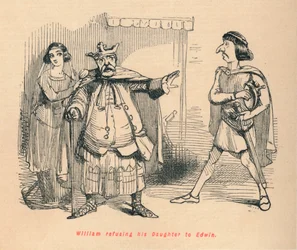 William refusant sa fille à Edwin, vers 1860
