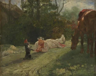 Le chien de spectacle, c. 1875