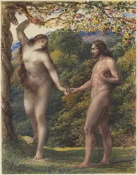 Ève offrant le fruit défendu à Adam, 1830-35