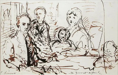 William Albin Garratt et sa famille, c.1830