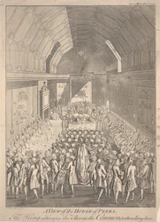 Vue de la Chambre des Lords