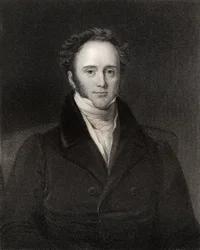 Henry John Temple, 3e vicomte Palmerston, gravé par H. R. Cook (actif en 1813-47), tiré de «National Portrait Gallery, volume IV», publié vers 1835