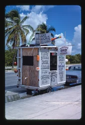 Voiture-restaurant de plage, Key West, Floride, États-Unis
