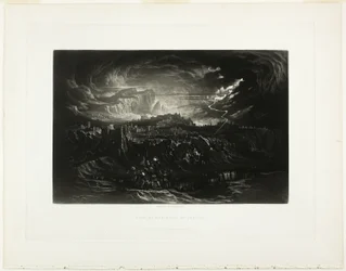 Chute des murs de Jéricho, des Illustrations de la Bible