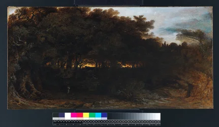 Crépuscule dans les bois, 1850