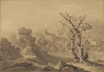 Sans Titre : Ville Classique dans un Paysage, 1816