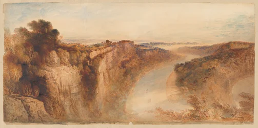 Vue sur la rivière Wye, en direction de Chepstow