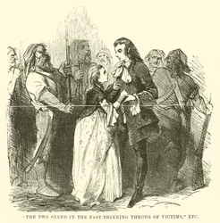 Illustration pour Un conte de deux villes de Charles Dickens