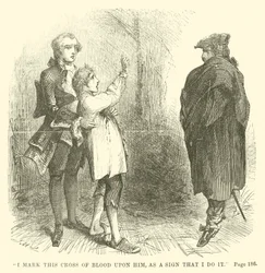 Illustration pour Un conte de deux villes de Charles Dickens