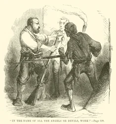 Illustration pour Un conte de deux villes de Charles Dickens