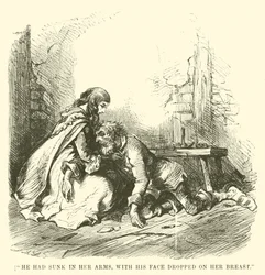 Illustration pour Un conte de deux villes de Charles Dickens