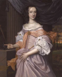 Catherine Dormer, fille de Montagu Bertie, 2e comte de Lindsey, par John Michael Wright