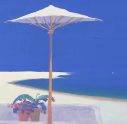 Yacht passant la terrasse, 1999