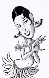 Joséphine Baker, caricature