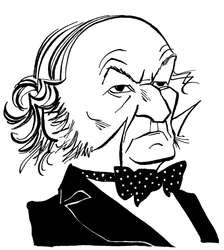 William Gladstone - caricature de John Minnion