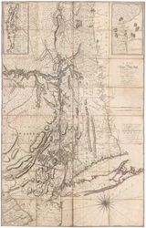 Carte de New York par Montresor