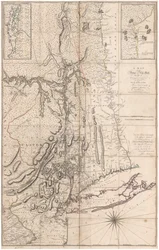 Carte de la province de New York par le capitaine Montresor