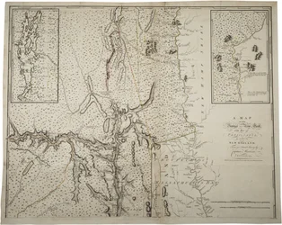 Carte de la province de New York avec une partie de la Pennsylvanie et de la Nouvelle-Angleterre, d