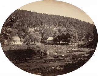 À Bedford Springs, vers 1866 (photo)