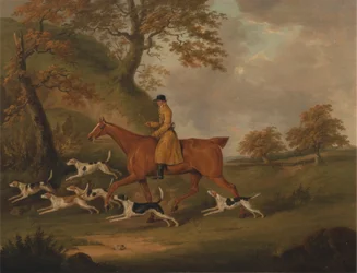 Chasseur et chiens