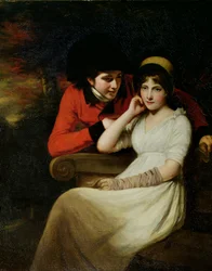 Cour en parc, 1797