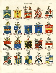 Armoiries des baronnets britanniques ; Planche XC
