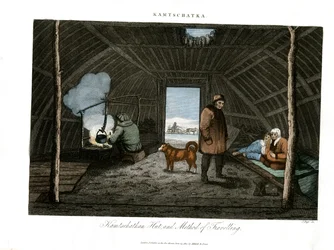 Refuge du Kamtschatkan et méthode de voyage