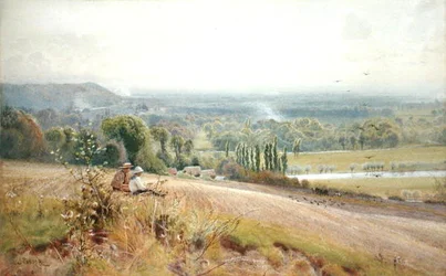 Vue de Hedsor Hill sur la Tamise, près de Cookham