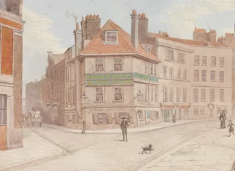 Northumberland Head Inn au Coin de Fort St. et Gun St., Spitalfields